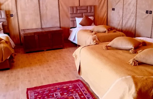 Taouz Cabin | Luxury Desert Camp Merzouga - AC, Private Bathroom & Breakfast