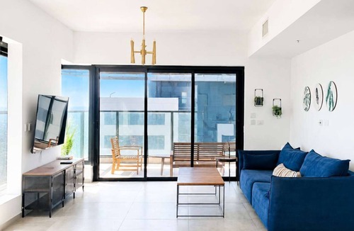 Bat Yam Apartment | Magical 4BR APT With Panoramic Sea View | Mamad