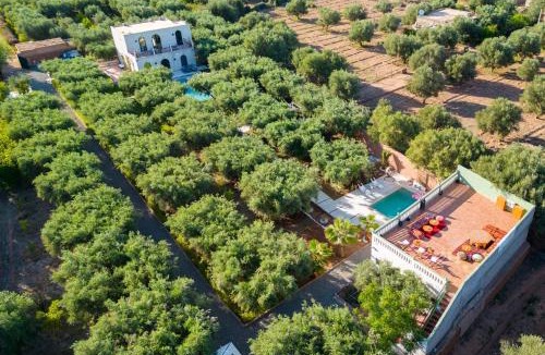 Sidi Abdallah Ghiat Bed & Breakfast | Maison Jardins D'Oliviers avec piscine & parking - Atlas view