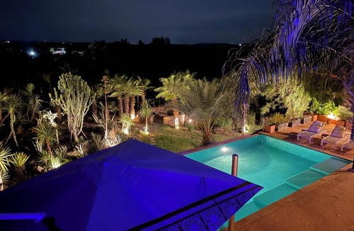 Tameslouht Villa | Majestic Villa with Atlas View, Heated Pool & Hammam
