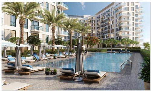 Muharraq Apartment | Marassi Al Bahrain Luxury Apartment Pool View