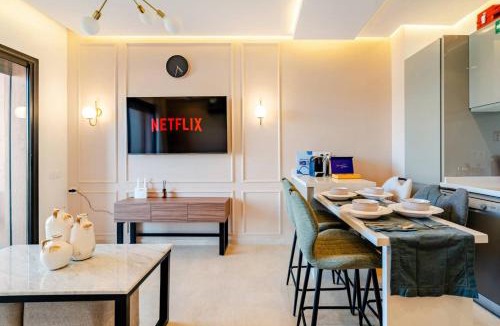 Tassoultante Apartment | Marrakesh, Noria Residence, Luxury 1BR, Atlas View