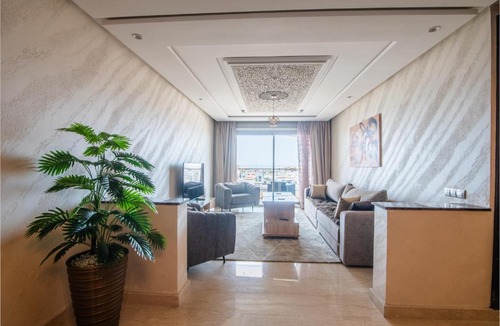 Secteur Touristique Apartment | New Luxury Apartment 130sqm with SeaView WiFi Unlimited and Optical Fiber