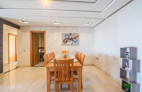 Secteur Touristique Apartment | New Luxury Apartment 130sqm with SeaView WiFi Unlimited and Optical Fiber