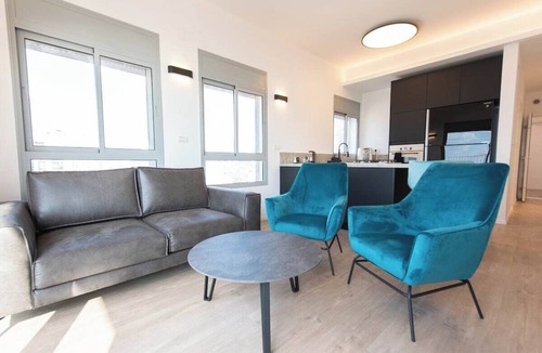 Haifa Apartment | Port city - beach front Penthouse bat galim+mamad