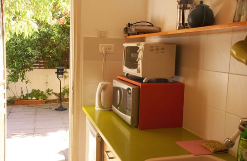 Herzliya Apartment | Private room and bathroom with lovely garden.