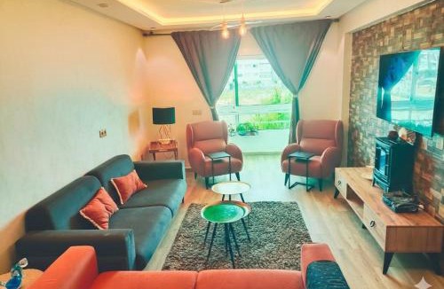 Harhoura Apartment | Residence Luxueuse avec 2 Piscines à Harhoura Temara proximité plages princesses & Sables d'Or