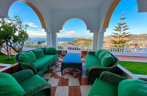 Ksar es Seghir Villa | romantic beach town villa, with swimming pool