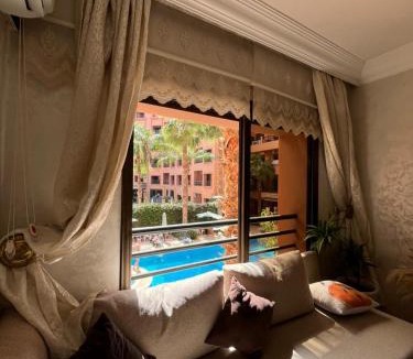 Hivernage Apartment | Royal Pool Apartment 2BR - Central Marrakech