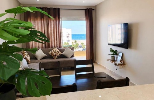 Lamharza Essahel Apartment | Sidi Rahal Beach Blue view, Beach & Pool & sea