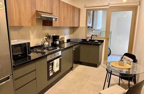 Nouaceur Apartment | Spacious 3BR Apt 8 min to Casablanca Airport CMN; Sleeps 6, Free Parking & WiFi