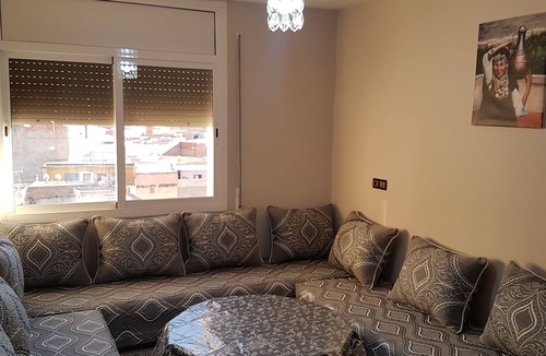 Oujda House | Spacious luxury apartment (110m) 4 bedrooms with garage in the city center