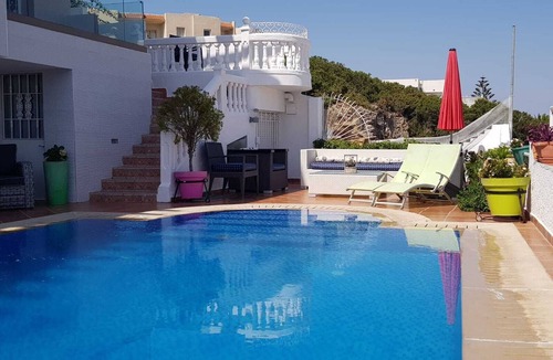 Mediouna House | SPLENDID VILLA WITH POOL. SEA & MOUNTAIN VIEW-170M BEACH