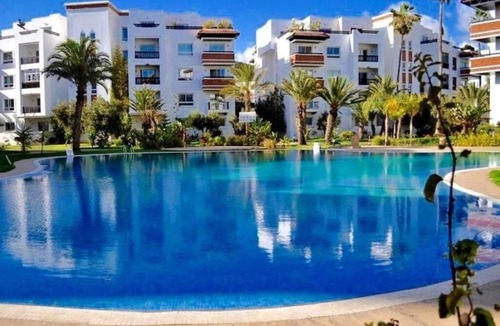 Cite Charaf House | Stunning Duplex with Pool in Marina Bay, Agadir