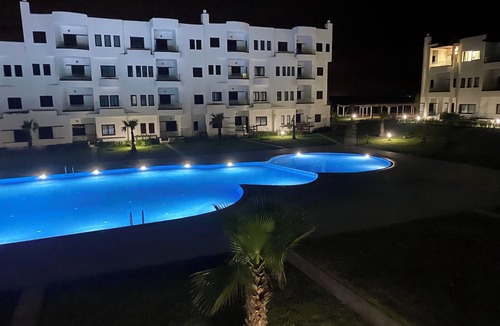 Marina Smir Apartment | Superb Colina Smir apartment, swimming pool view in front of magnificent Kabila Beach