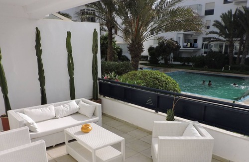 Kasbah Apartment | SUPERB LOFT + PRIVATE TERRACE + 2 POOLS / PARKING LESS THAN 50 M FROM THE BEACH