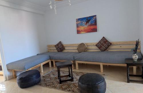 Tamraght Apartment | Tayyurt duplex with sea view in rooftop Banana beach