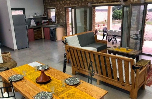 Sidi Kaouki Villa | VILLA BOUJMAA IS A QUIET VILLA, LARGE TERRACE AND GARDEN, FIREPLACE, NEAR SEA