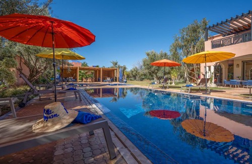 Ait Hamid Villa | Villa Juzyan Piscine-Jacuzzi-Pataugeoire-Pétanque