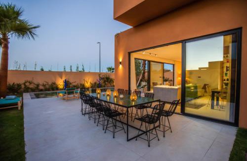 El Makina Villa | Villa Marleanis 5 suites 300m2 piscine chauffée privative 11m de long résidence avec gardien