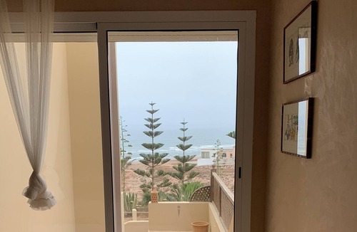 Tiznit House | Villa pool facing the ocean in Aglou south of Agadir. Direct beach access