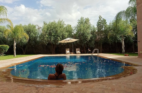 Agdal Villa | Villa with swimming pool overlooking Atlas