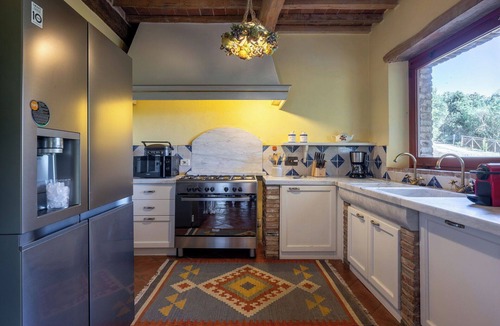 Rapolano Terme Villa | Wonderful private villa for 8 people with A/C, private pool, WIFI, veranda and panoramic view