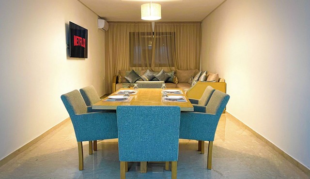 2-bedroom apartment in enchanting Marrakesh with AC, WiFi
