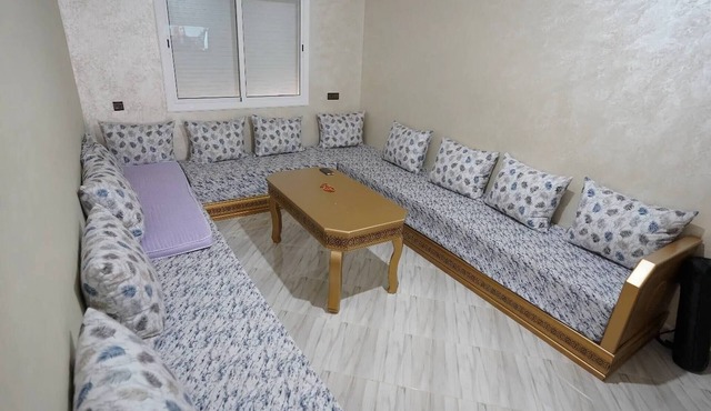 Apartment in Martil RDC, 2 bedroom living room terrace