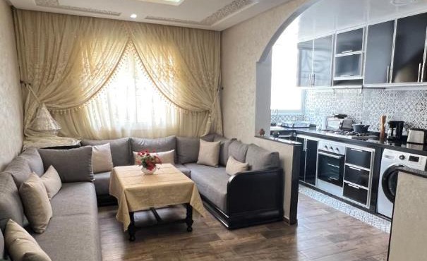 Appartement 2 chambres Dar Bouazza Proche AquaParc Tamaris Wifi Fibre Parking