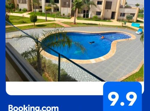 Appartement de LUXE Marina SAIDIA avec vue sur PISCINE Résidence TAMARIS