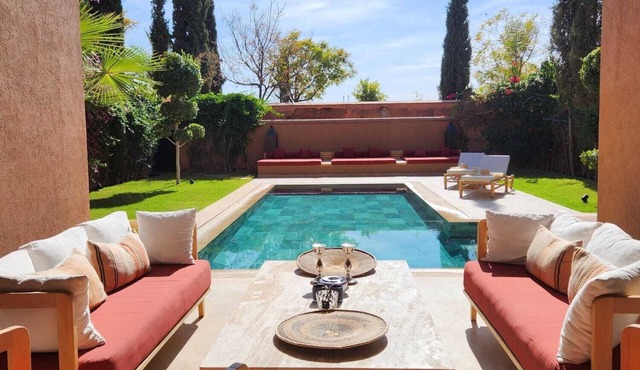 Beautiful 4 bedroom villa with swimming pool, Residence Al Maaden-Marrakech