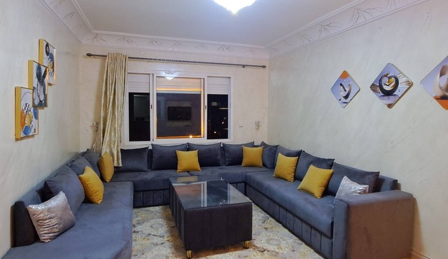 Charming 1-bedroom apartment in Tangier with WiFi