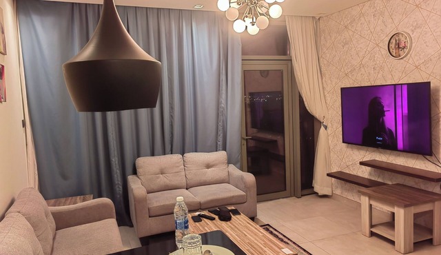 Charming 1-bedroom apartment in beautiful Manama with AC, WiFi, fitness room