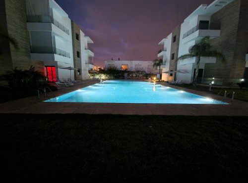Chez AGM - Appartement vue piscine - Residence Skhirat Beach2