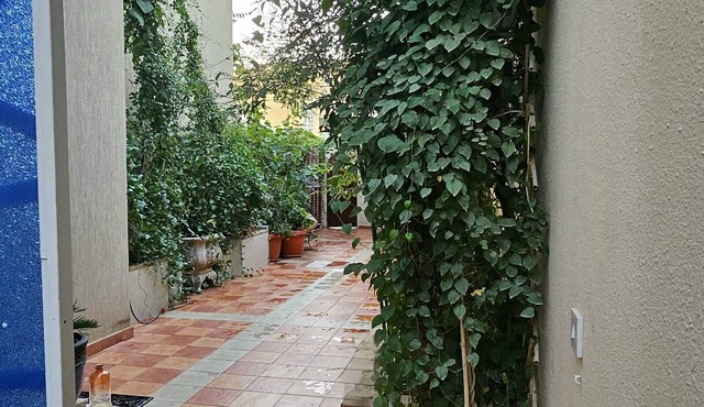 Chic 1-bedroom living room kitchen small garden. with WiFi, AC in Riyadh