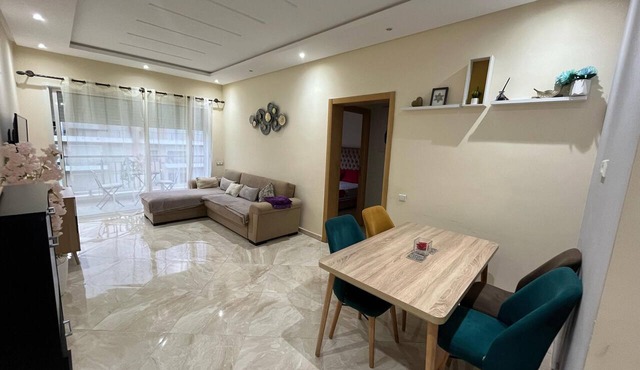 Close to the beach—3-minute drive—Secure apartment complex with a pool