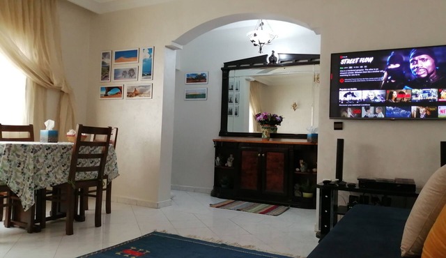 Comfortable, well-equipped holiday apartment near Marina Casablanca.