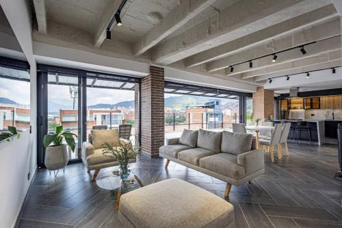 Grandioso Penthouse con vista Panoramica y Jacuzzi
