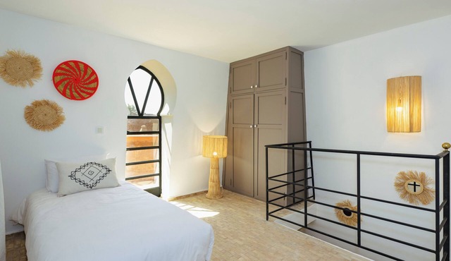 Guest house in lush green countryside on the outskirts of Marrakech.