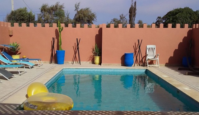 House with swimming pool in Aglou