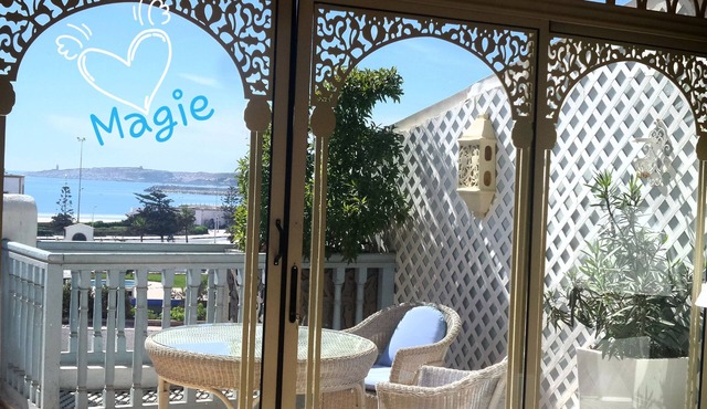 Lotus-Essaouira .com SEA VIEW - PRIVATE TERRACE - near BEACH
