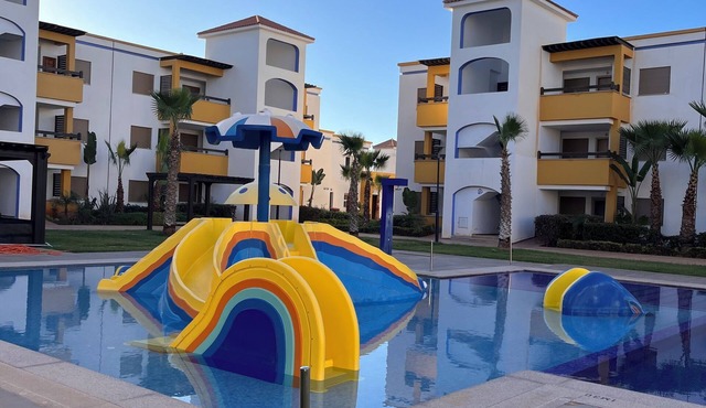 Luxury apartment in gated community with swimming pool at Marina Saidia
