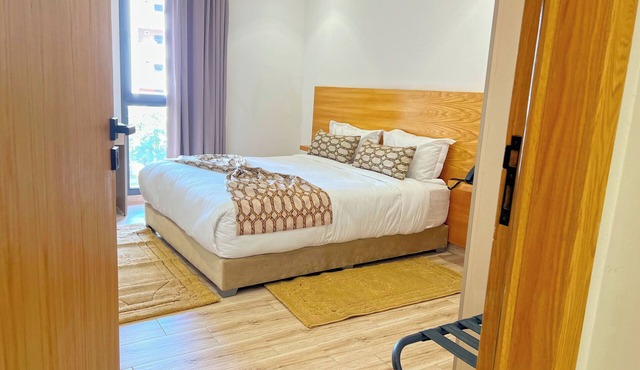 luxury premium apartement in agadir, steps from the beach,pools & fitness center