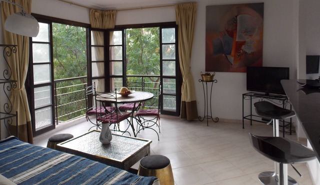 MARRAKECH TOWN CENTER RENTAL, SUPERB VIEW IMPRENABLE ON GARDEN MAJORELLE 90M²