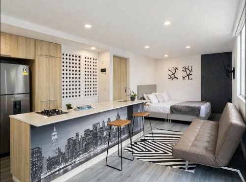 Modern Studio in Poblado, Free Parking