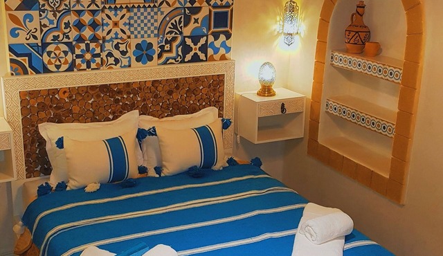 Moroccan traditional Riad in the heart of the old medina of Essaouira