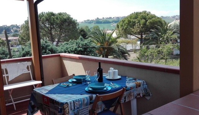 Passione Marinara Three-room apartment near the sea terrace parking space-Marcelli center