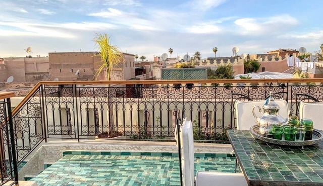Riad Laklak Nouvelle 400m2 mit Pool Sehr Zentral in der Medina von Marrakesch