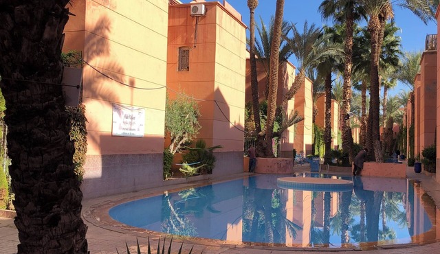 Riad type house in a residence with swimming pool in the Medina, a dream come true!
